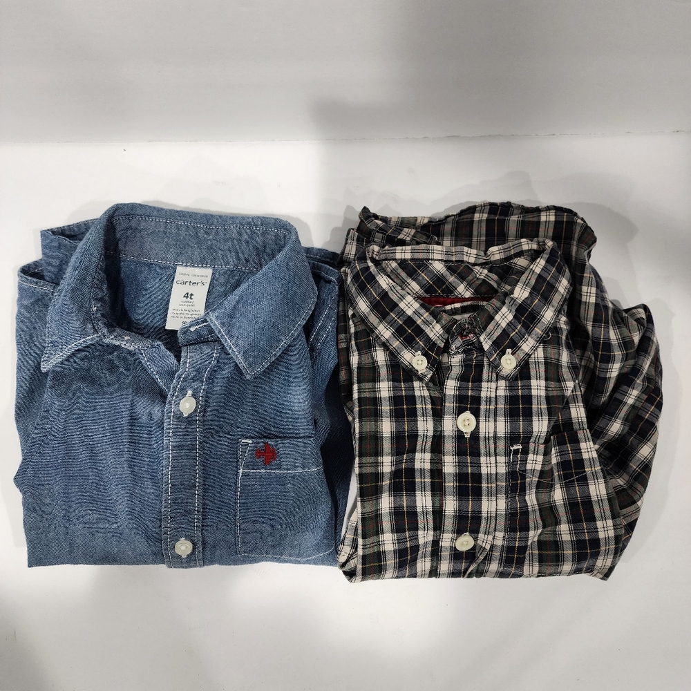 Boys Shirt 4T Set Of 2